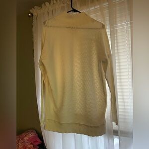 We The Free Textured Knit Top in Cream